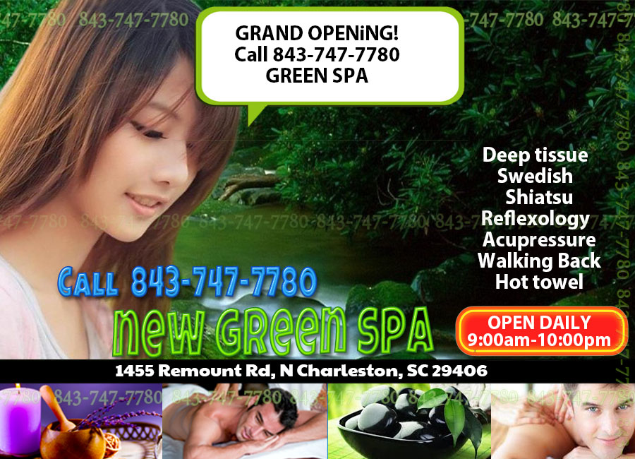 New Green Asian Massage Spa 843 747 7780 1455 Remount Rd North Charleston Sc 29406